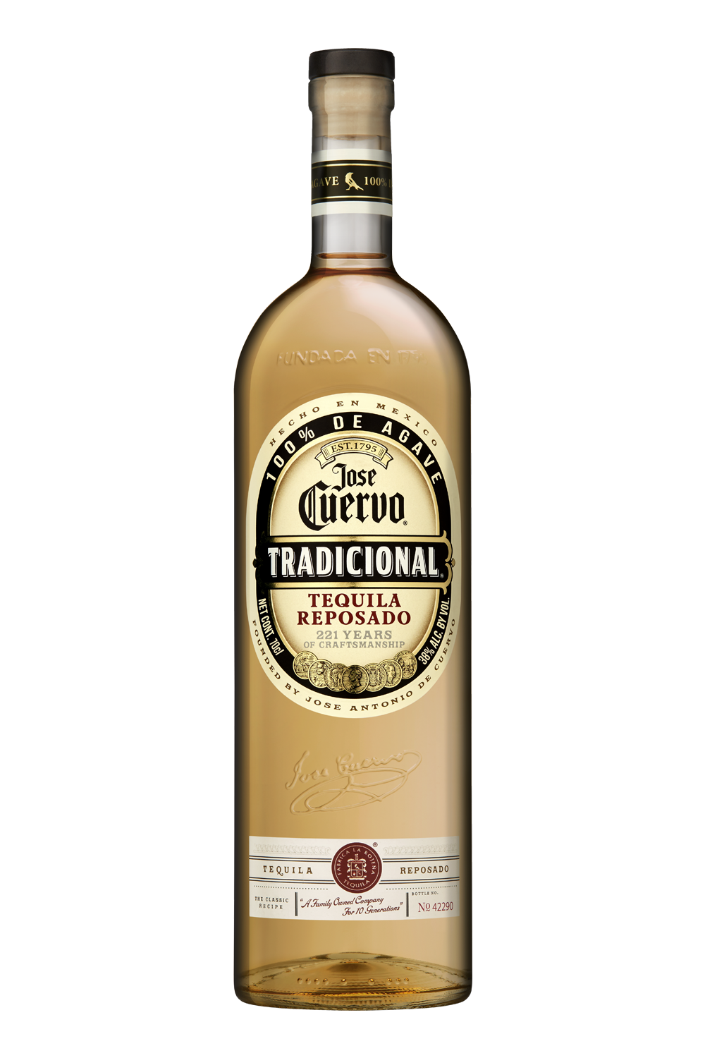 Rượu Tequila Reposado Jose Cuervo Traditional 38% 1x700ml