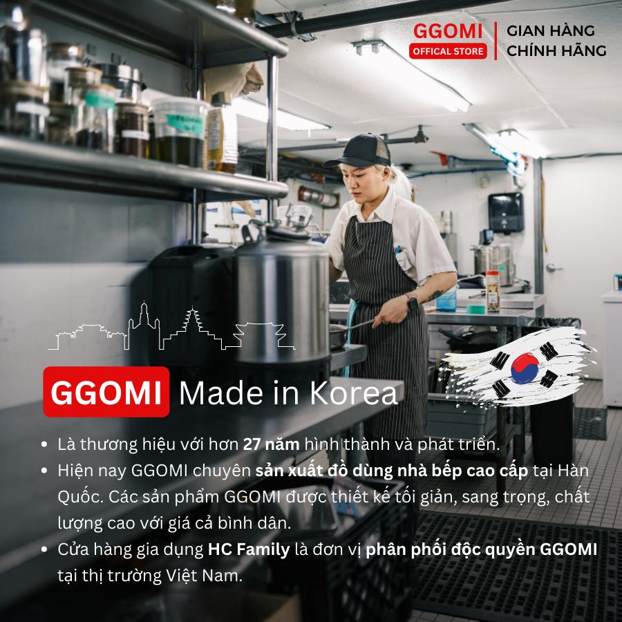 Thìa xào nhỏ inox Ggomi GG467 bằng thép không gỉ an toàn sức khỏe