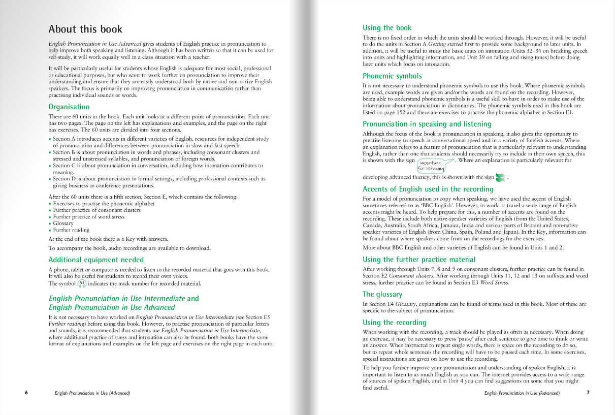 English Pronunciation In Use Advanced Book With Answers And Downloadable Audio