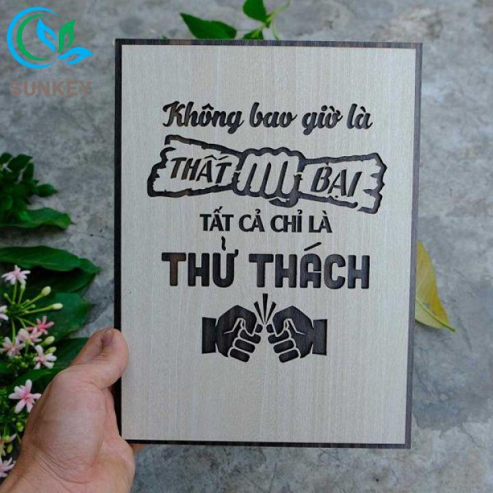 Tranh Treo Tường Decor Trang Trí - Tranh Động Lực Slogan - Trang Trí Nhà Cửa, Văn Phòng Làm Việc, Tạo Động Lực