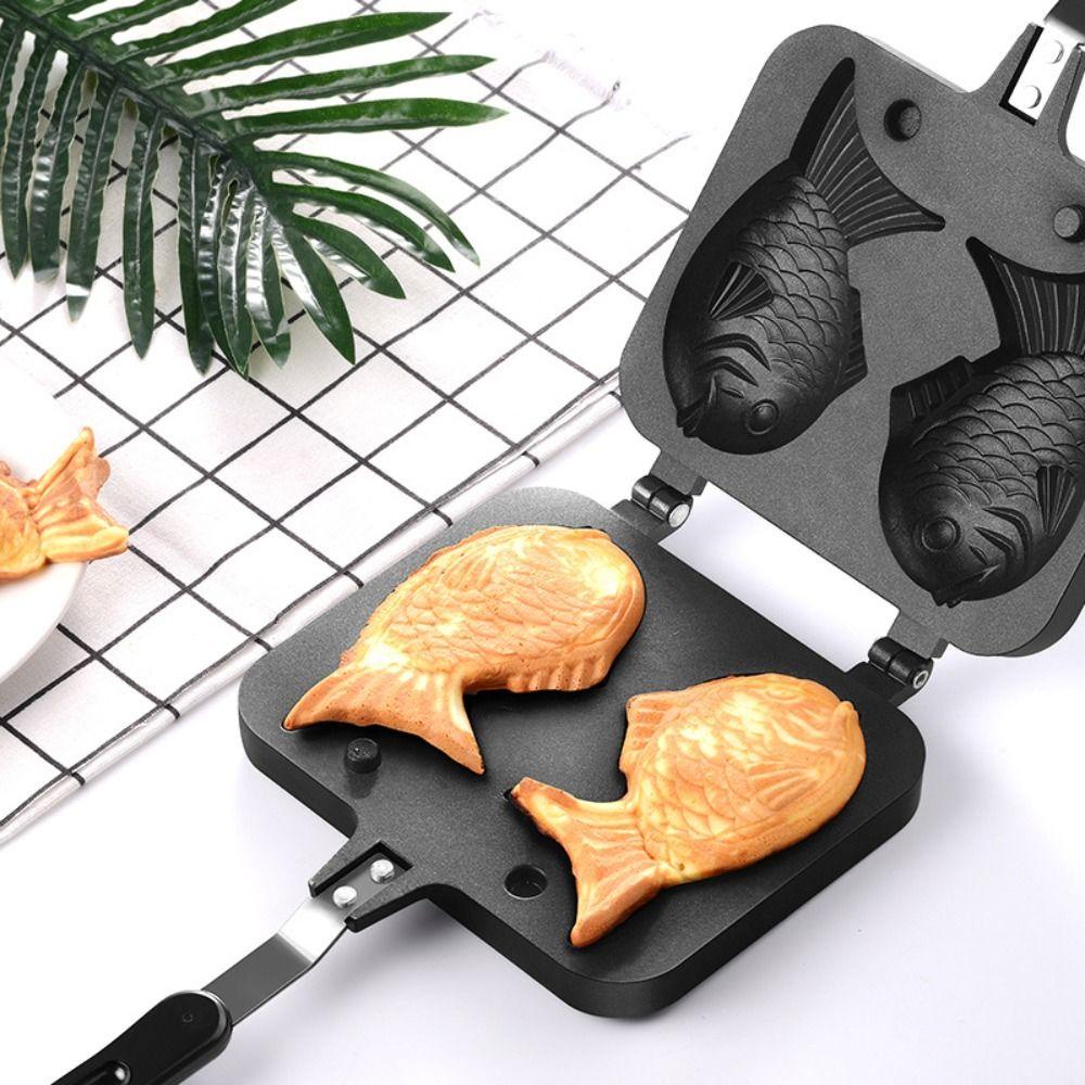 Khuôn Làm Bánh Cá Nướng Taiyaki Nhật Bản Chống Dính Cao Cấp Size Lớn