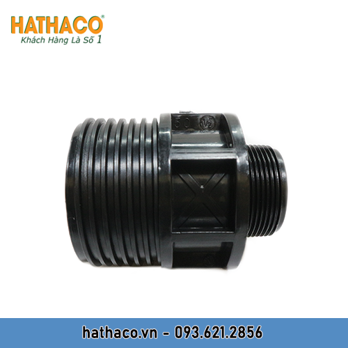 Combo 2 Măng Sông 63 Ren Ngoài 50 - 63 HATHACO Nối Ống HDPE