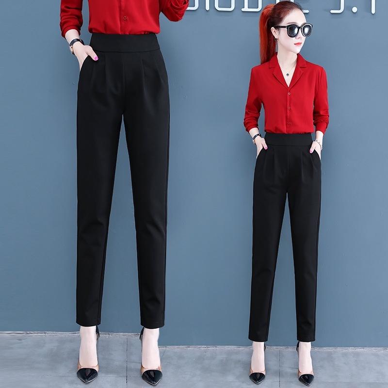 Quần Tây Nữ CHIPY Khóa Sườn Cạp Cao Âu Dáng Ống Đứng Công Sở Cao Cấp Đẹp Form Dài Baggy Màu Đen Đi Học Đi Làm Kiểu Mới