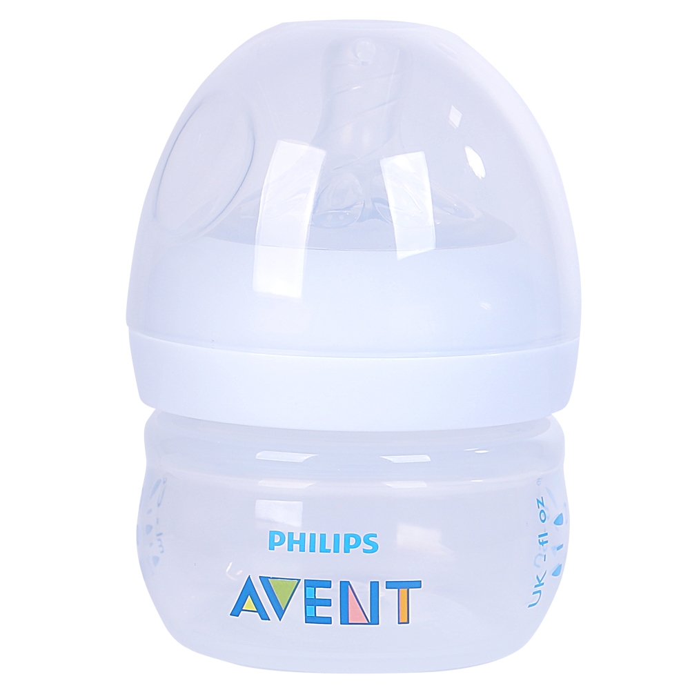 Hộp 1 Bình Sữa Bằng Nhựa Philips Avent Không Có BPA 60ml Cho Bé Từ Sơ Sinh - 0.39.17