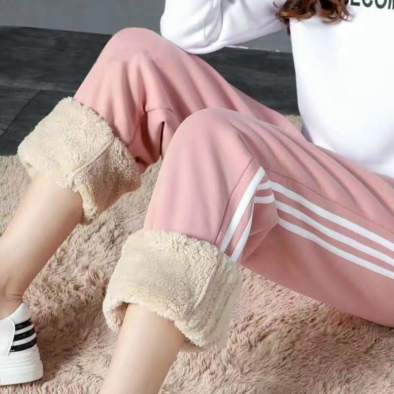 Quần Jogger lót lông cừu