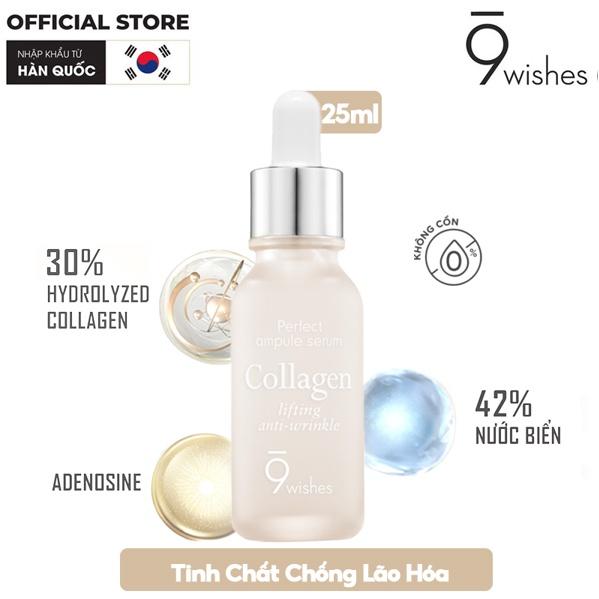 Tinh chất chống lão hóa 9 Wishes Ultimate Collagen Ampule Serum Hàn Quốc 25ml