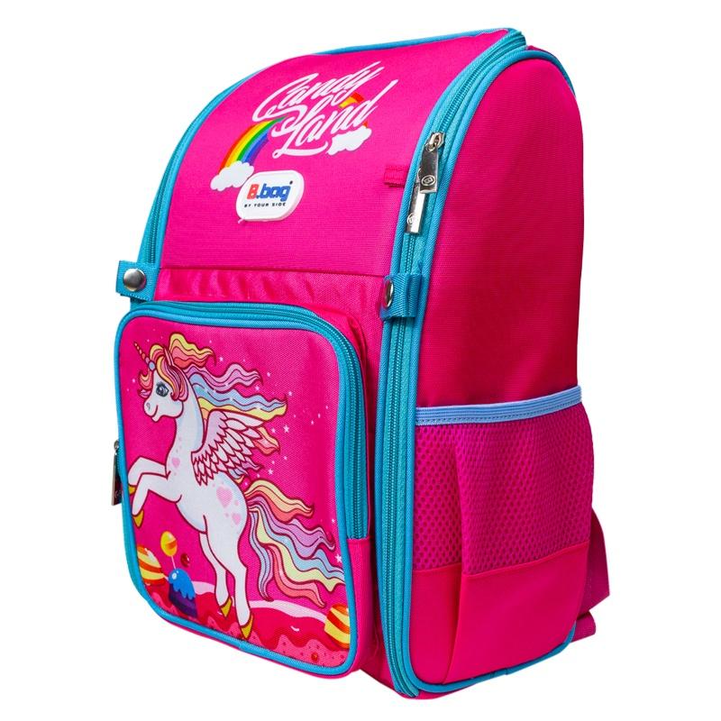 Balo B.bag Chống Gù Adventure Box-Candy Land B-12-117 Hồng