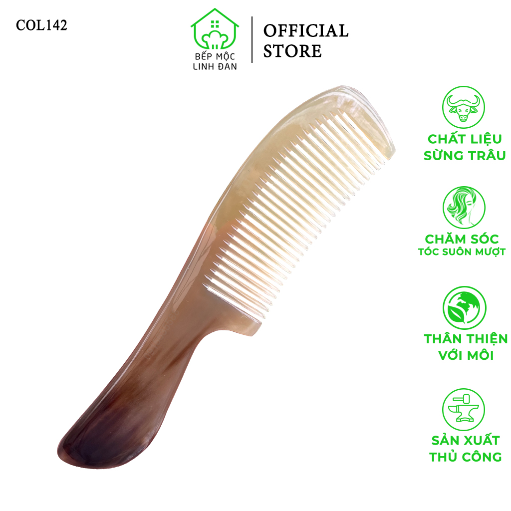 Lược Sừng Chuôi Vát Thông Dụng  Lược Sừng Xuất Nhật