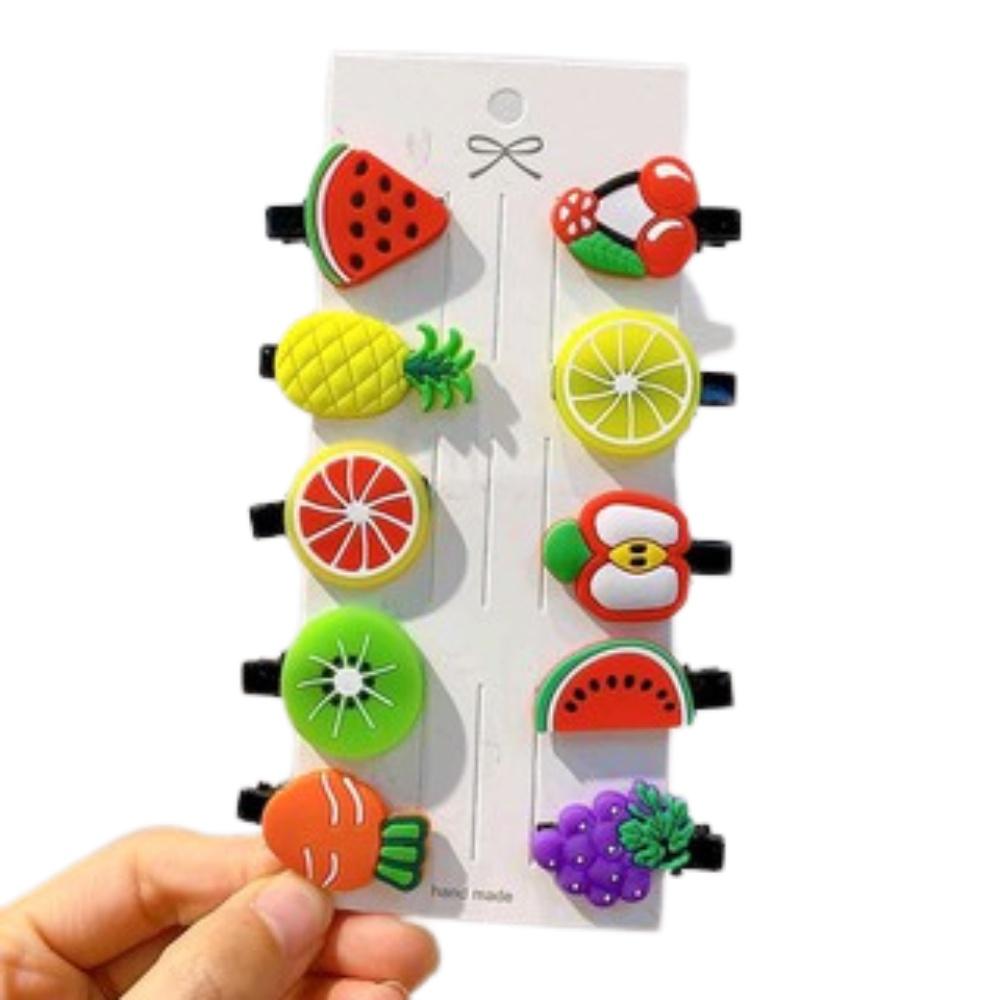 Set 05 Kẹp Tóc Hoạt Hình Dễ Thương Phong Cách Hàn Quốc Cho Bé Và Mẹ