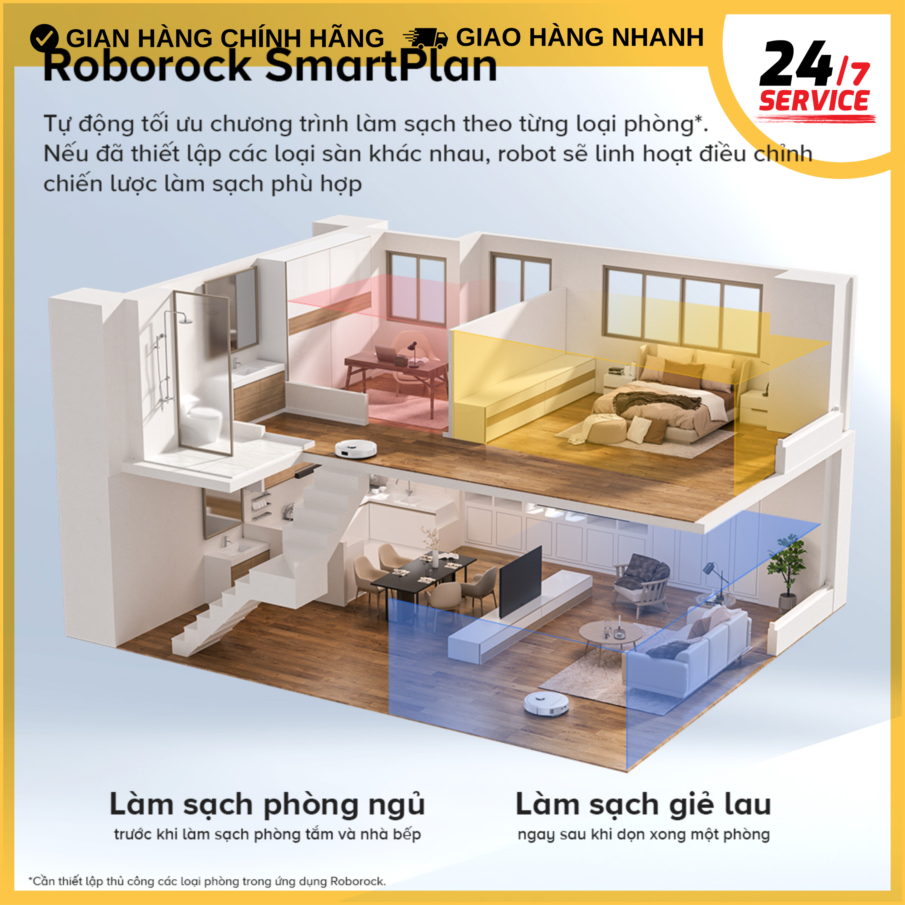 Robot hút bụi lau nhà Roborock Qrevo C Pro- Hàng Chính Hãng