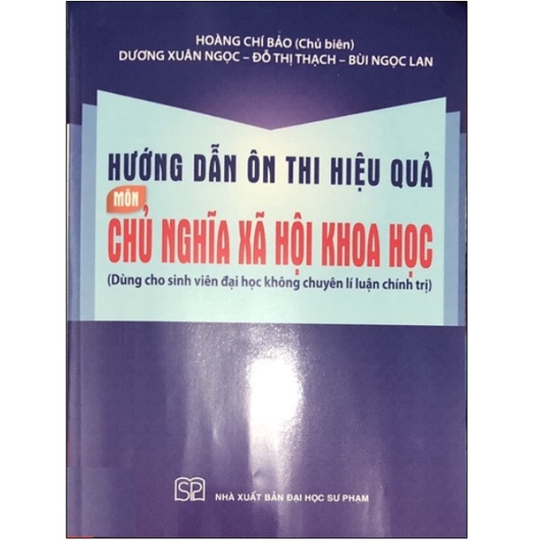 Sách - Hướng dẫn ôn thi hiệu quả môn chủ nghĩa xã hội khoa học