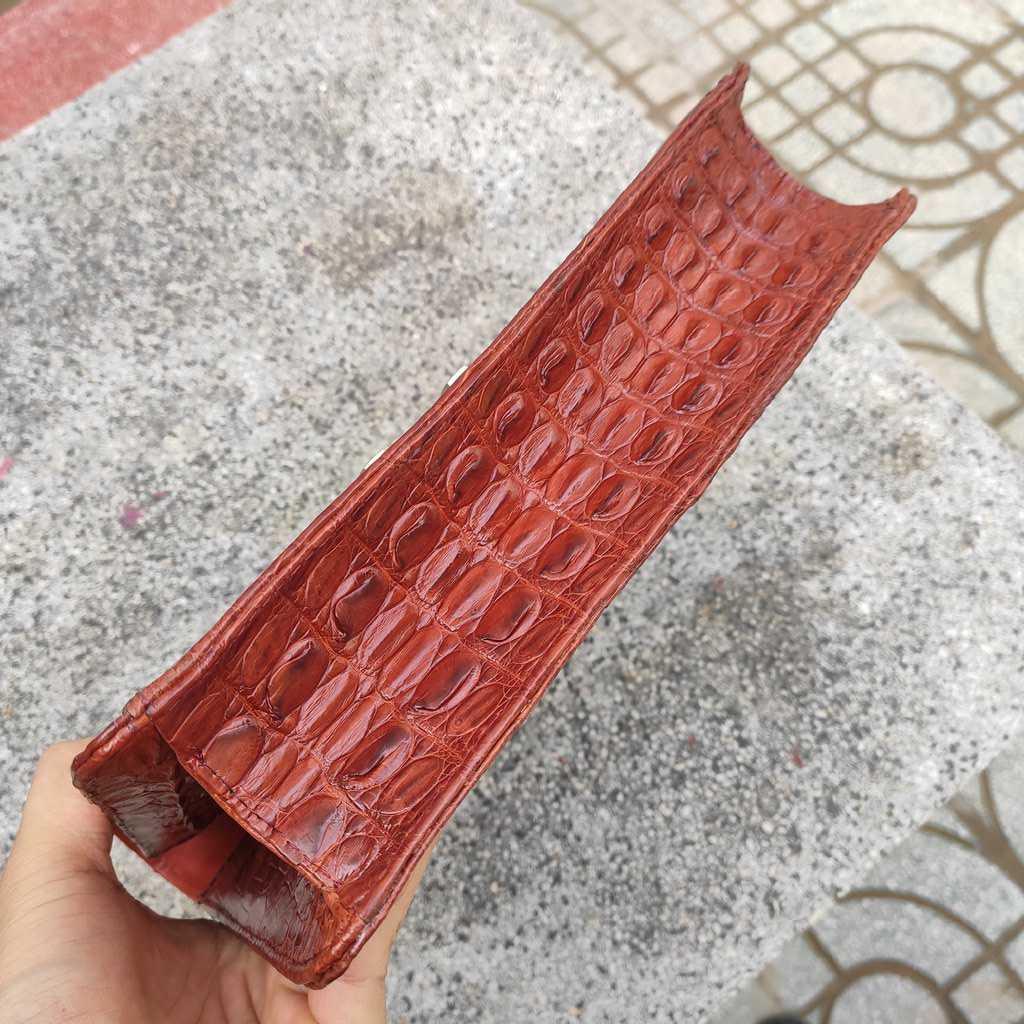 Clutch nam cầm tay da cá sấu