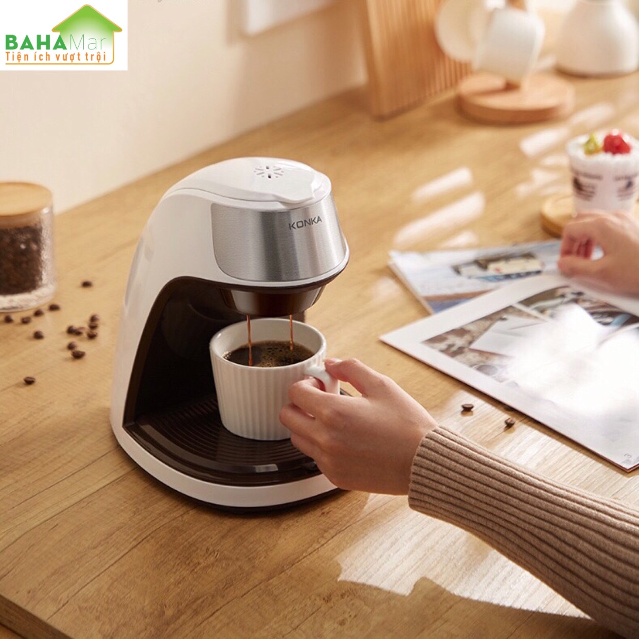 MÁY PHA CAFE, TRÀ TỰ ĐỘNG NHỎ GIỌT "BAHAMAR" Lọc và nhỏ giọt làm cho nước và bột cà phê hoàn toàn hòa quyện thẩm thấu. Đảm bảo rằng mỗi giọt mang hương vị êm dịu và thơm ngon