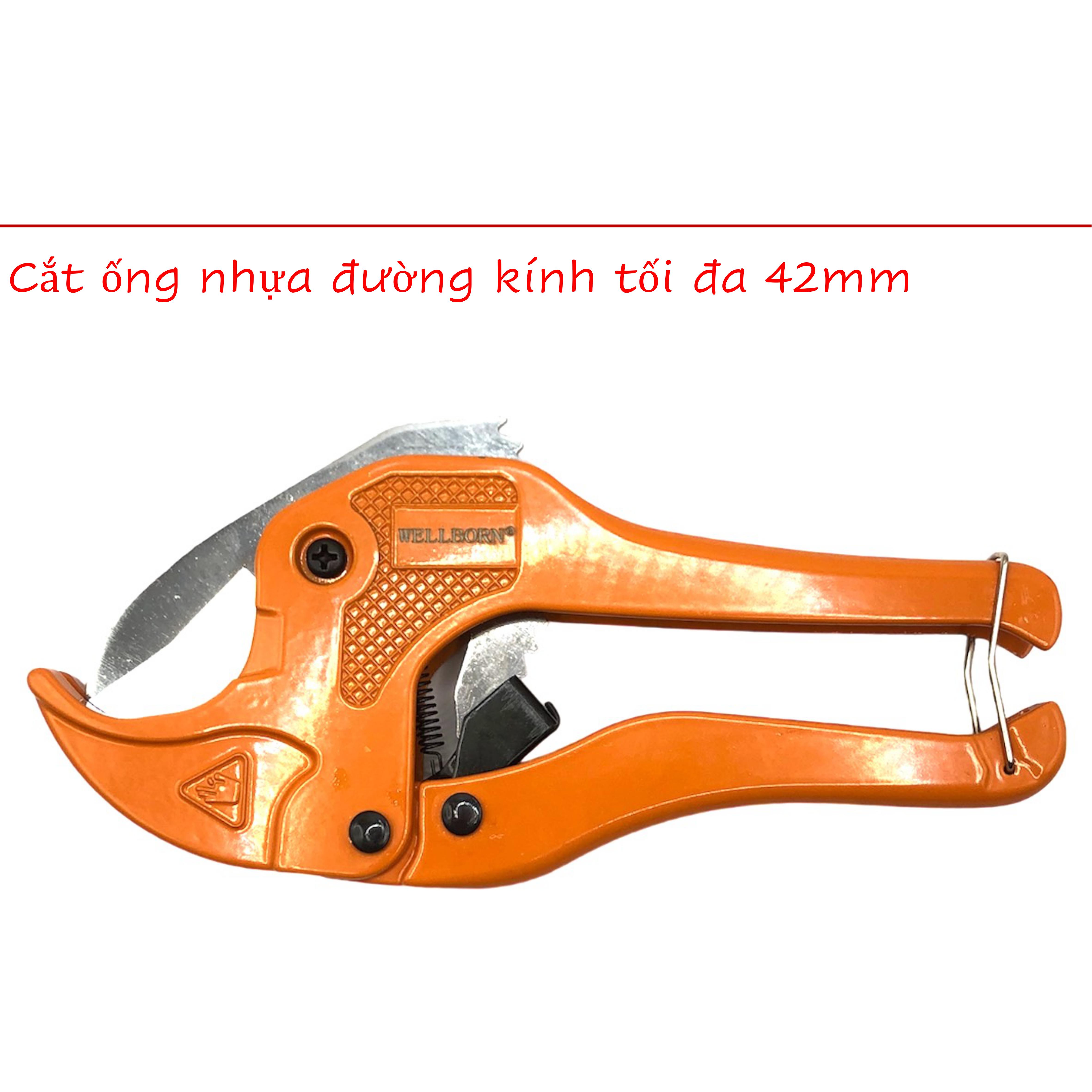 Dao cắt ống nhựa - Cắt được các loại ống nhưa mềm cứng khác nhau - Cắt kích thước ống tối đa 42mm - Cắt nhựa PVC - Nhựa PE - Plastic - Cầm chắc tay - Mẫu mã đẹp