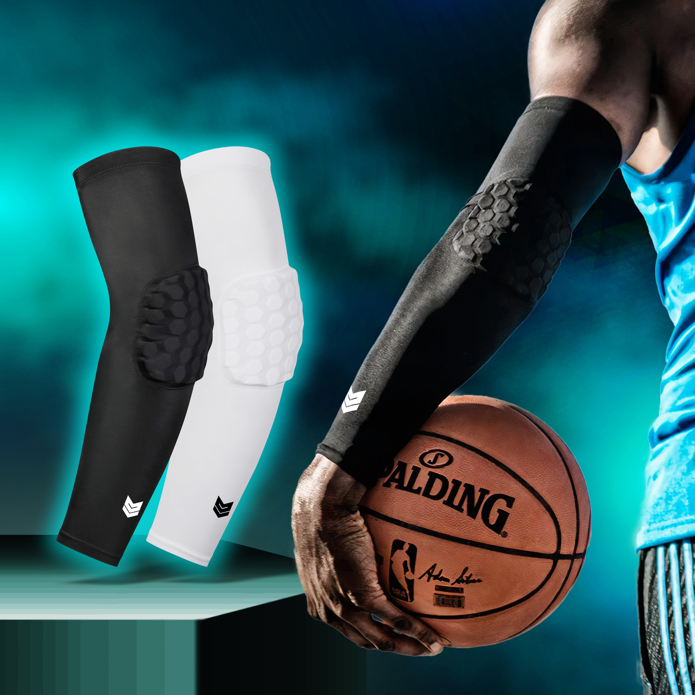 Băng bảo vệ khuỷu tay Găng ống tay thể thao Redikick arm sleeve có đệm chống chấn thương Đá Bóng Bóng rổ Bóng chuyền