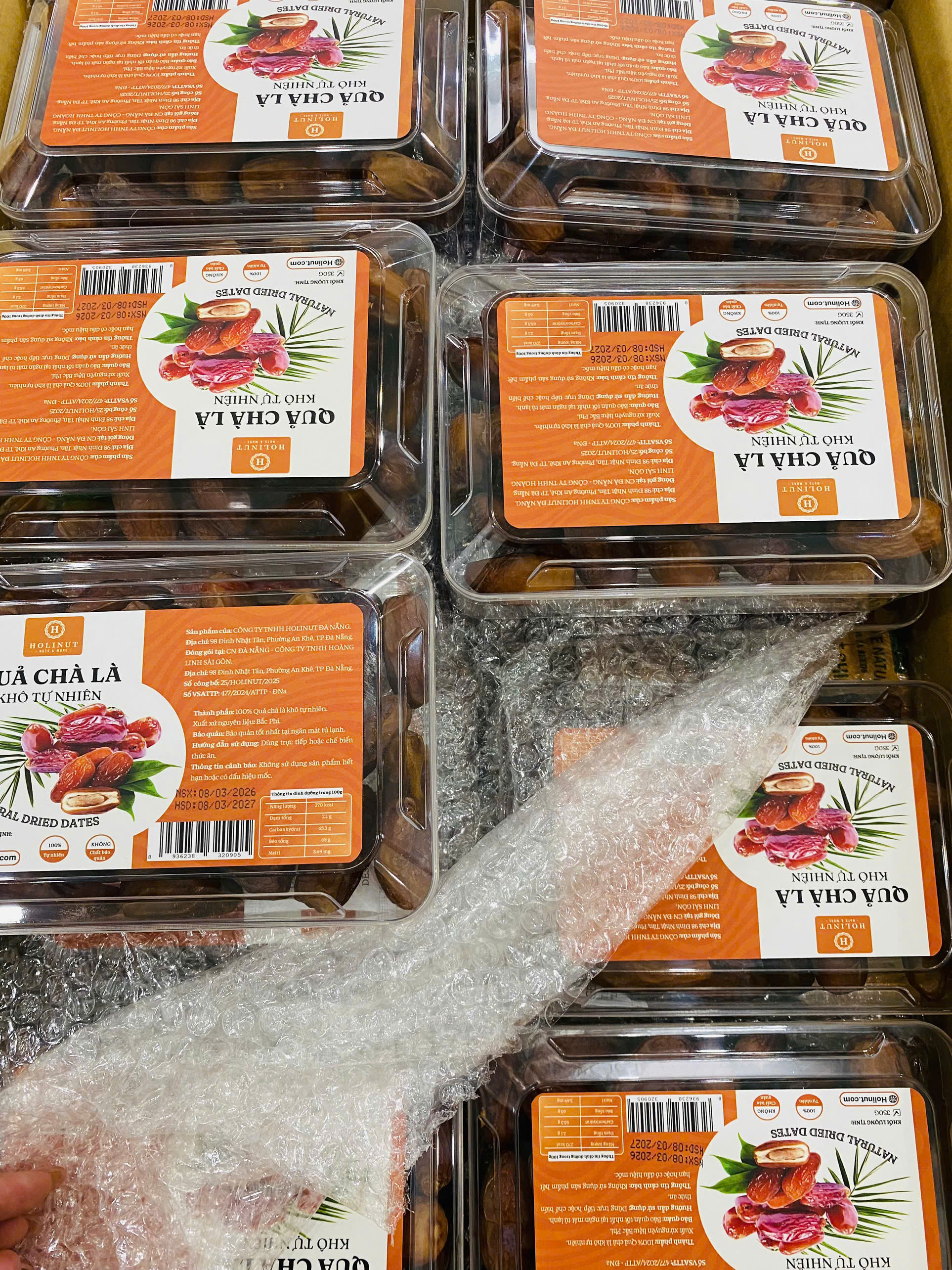 Quả chà là cao cấp chín tự nhiên ngọt, dẻo - Hộp 350g