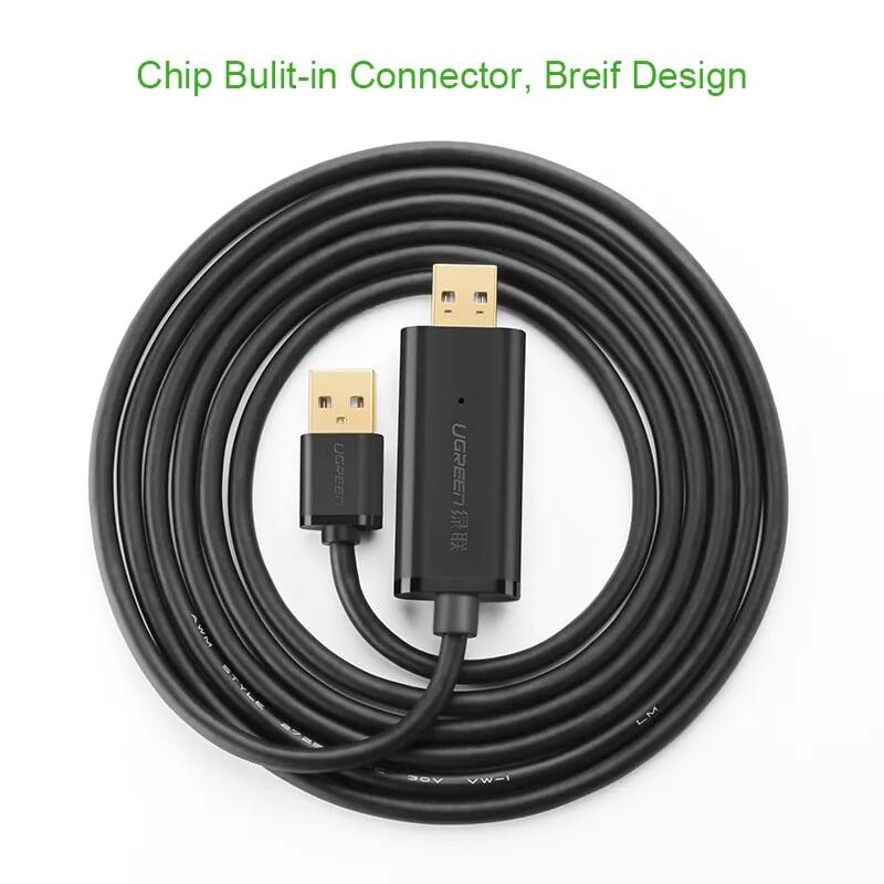 Ugreen UG20233US166TK 2M màu Đen Cáp tín hiệu nối dài USB 2.0 có chip khuếch đại cao cấp - HÀNG CHÍNH HÃNG