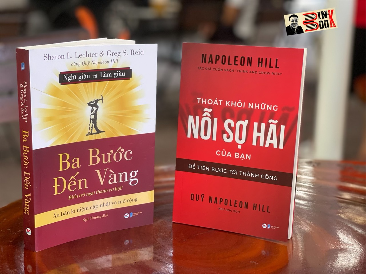 BA BƯỚC ĐẾN VÀNG - Biến trở ngại thành cơ hội! - Sharon L. Lechter và Greg S. Ried và THOÁT KHỎI NHỮNG NỖI SỢ HÃI CỦA BẠN – Để tiến bước tới thành công – Napoleon Hill – Tân Việt – NXB Dân Trí - bìa mềm