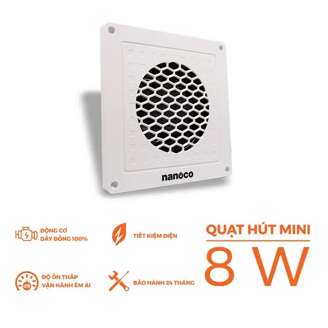 Quạt hút Mini Nanoco NMV1421 - hàng chính hãng