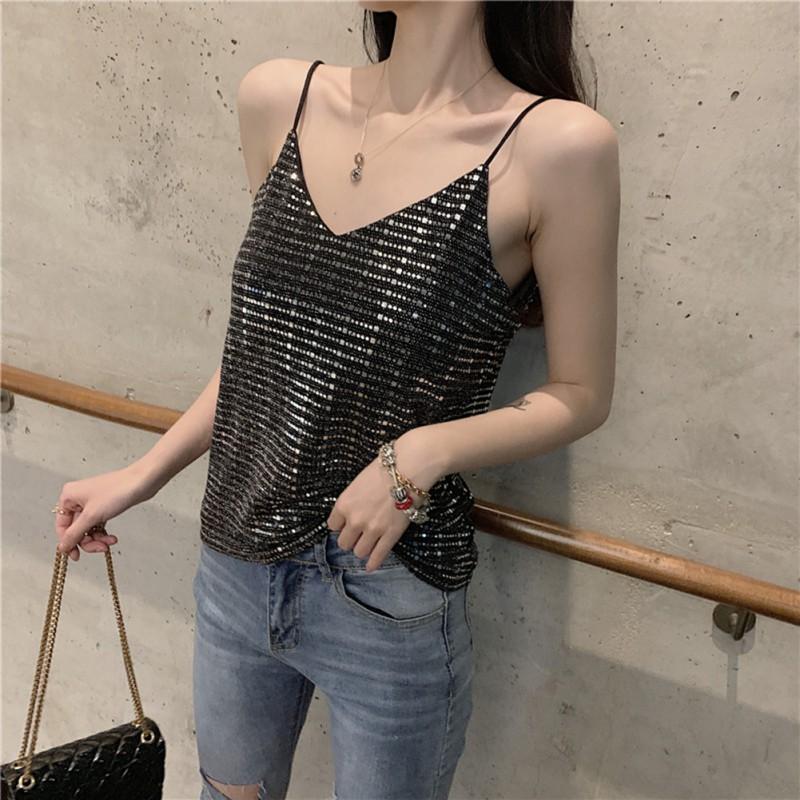 Áo dệt kim thiết kế cổ chữ V thanh lịch