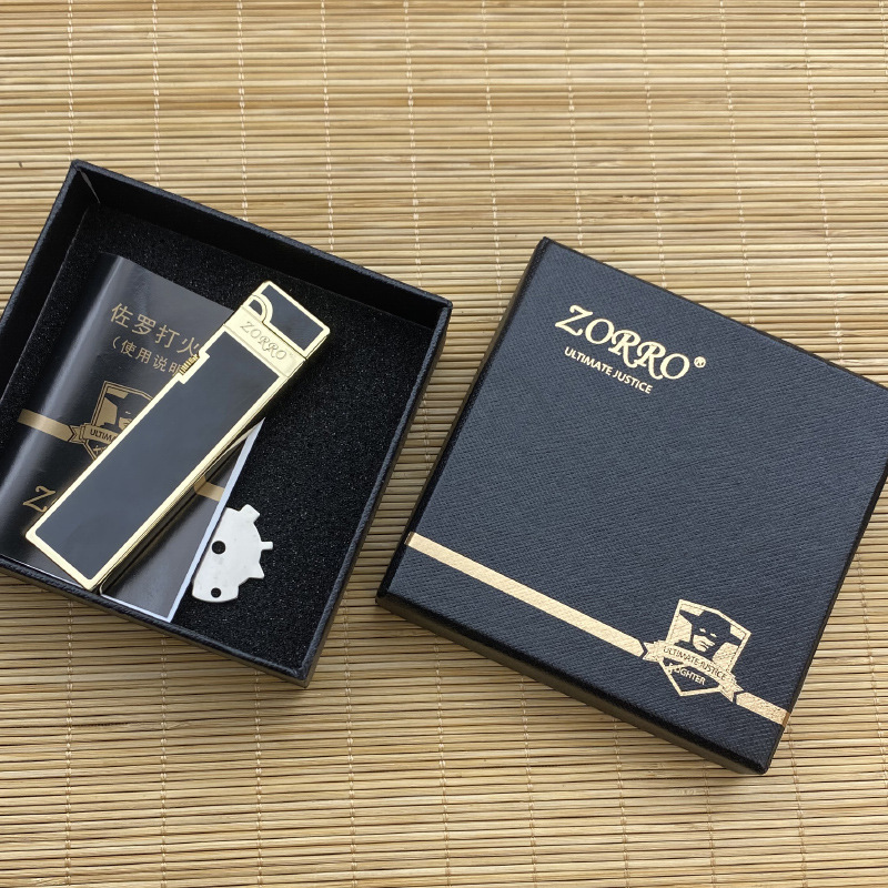 Vỏ Hột Quẹt Bật Lửa Xăng Đá Zorro Z725 Siêu Mỏng - Nhiều Màu