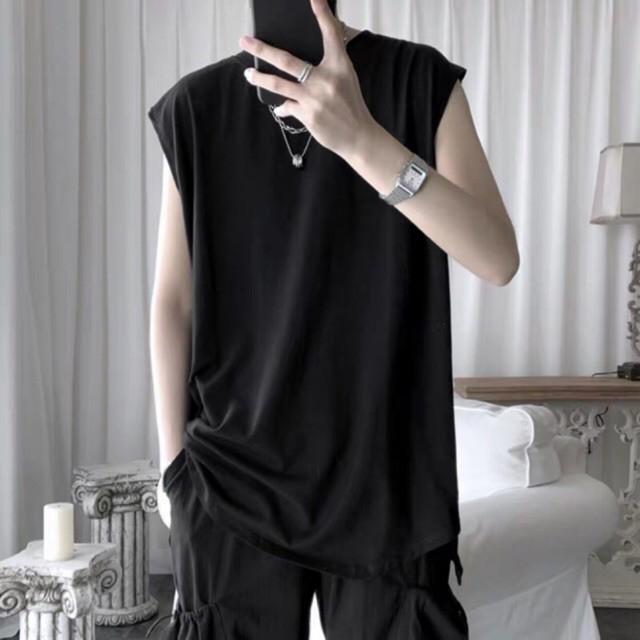 HÀNG CAO CẤP - Áo thun sát nách unisex form rộng Trơn tanktop nam nữ ulzzang Wind - Hàng Cao Cấp