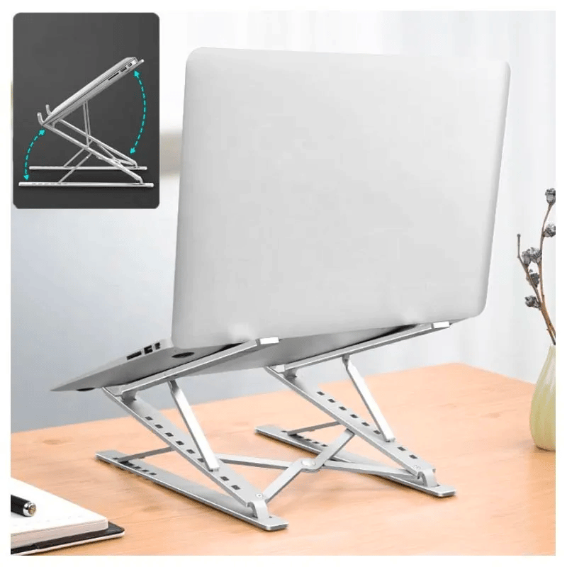 Hình ảnh Stand/ Giá Đỡ Nhôm Cho Macbook 2 Tầng N8 - Hàng Chính Hãng