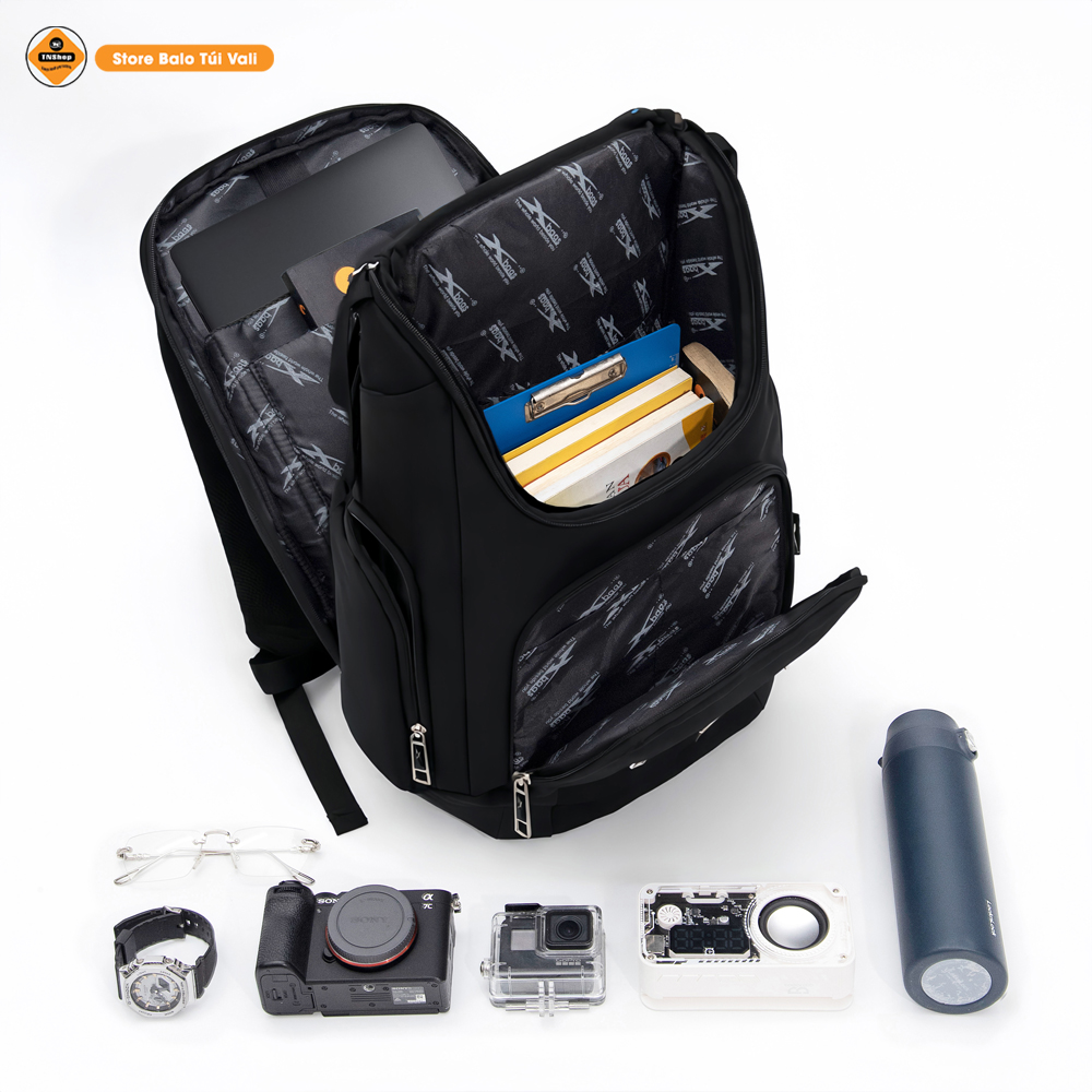 Balo Laptop Chống Nước Xbags XB 2009 Prime X – Balo Cao Cấp Đựng Laptop 15.6 Inch, Chống Sốc, Thiết Kế Sang Trọng Đẳng Cấp!