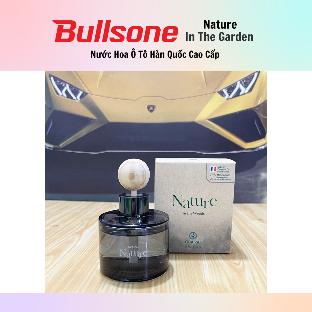 Nước hoa ô tô cao cấp Bullsone Grasse Nature 105ml - Hàng chính hãng -  Nhiều hương lựa chọn