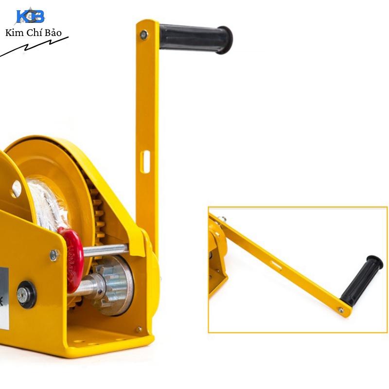 Tời Quay Tay Không Cáp 1200LBS Tải Trọng 544Kg