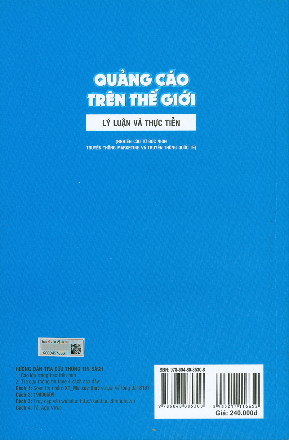 Quảng Cáo Trên Thế Giới - Lý Luận Và Thực Tiễn (Nghiên Cứu Từ Góc Nhìn Truyền Thông Marketing Và Truyền Thông Quốc Tế) - PGS.TS. Lê Thanh Bình (Chủ biên)