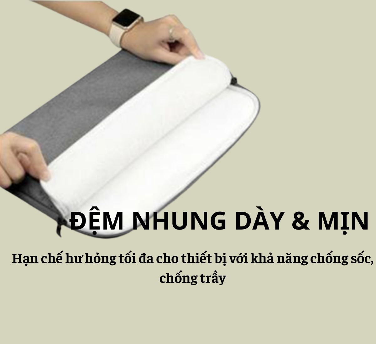 Túi Chống Sốc Dành Cho ,  Laptop Cao Cấp 13,3 inch