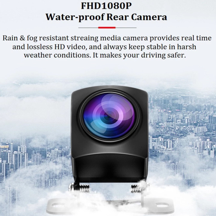 Camera hành trình ô tô Whexune F8, 4G, Wifi, 3 inch - Ram: 1GB, Rom: 8GB - Hệ điều hành: Android 8.1 - Hàng Nhập Khẩu