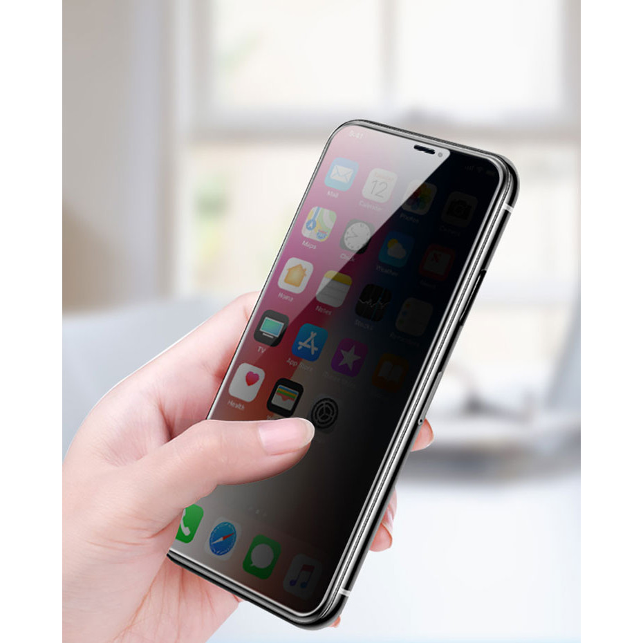 Kính cường lực iPhone 11 Pro Full HD MIPOW KING BULL chống nhìn trộm - hàng chính hãng