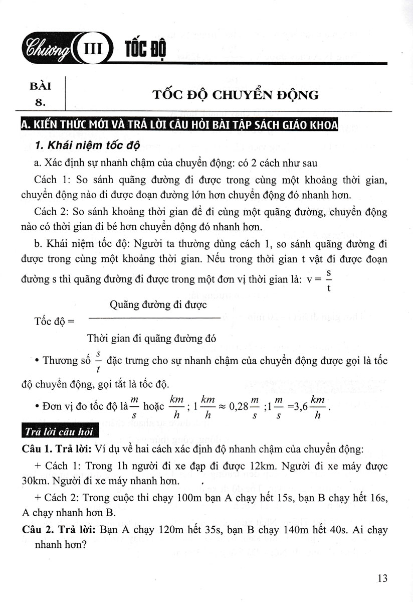 Sách tham khảo- Hướng Dẫn Trả Lời Câu Hỏi &amp; Bài Tập Vật Lí 7 (Khoa Học Tự Nhiên) (Bám Sát SGK Kết Nối Tri Thức Với Cuộc Sống)_HA