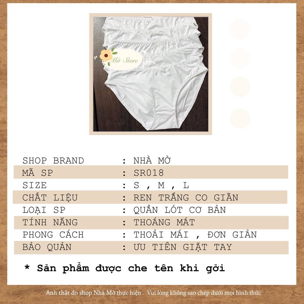 Quần lót thun tốt Basic đủ size | 3 màu | MỜ STORE