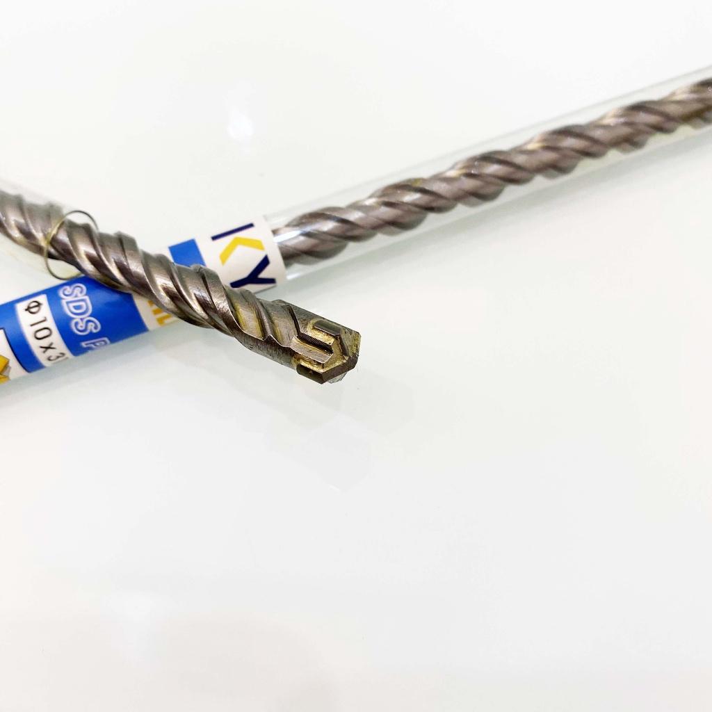MŨI KHOAN BÊ TÔNG SDS ĐƯỜNG KÍNH PHI Ø10 DÀI 310MM XUYÊN TƯỜNG ĐẦU THẬP KYNKO MKBTXT-10310