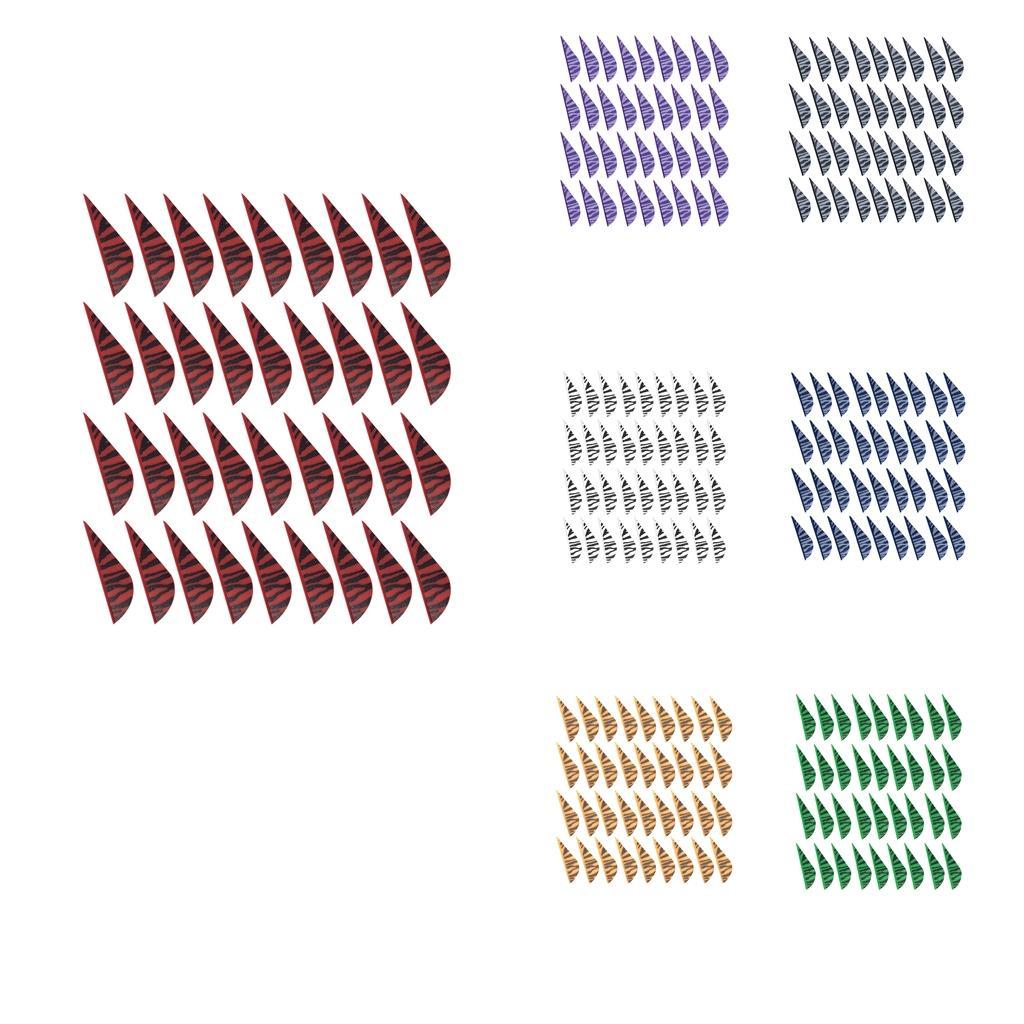 36pcs TPU Arrow Feather Archery Arrow Fletching Replacement Right Wing Vanes 2inch