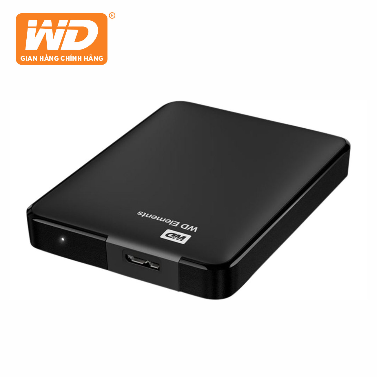 Ổ Cứng Di Động WD Elements Portable 2TB 2.5 USB 3.0 - WDBU6Y0020BBK-WESN - Hàng Chính Hãng