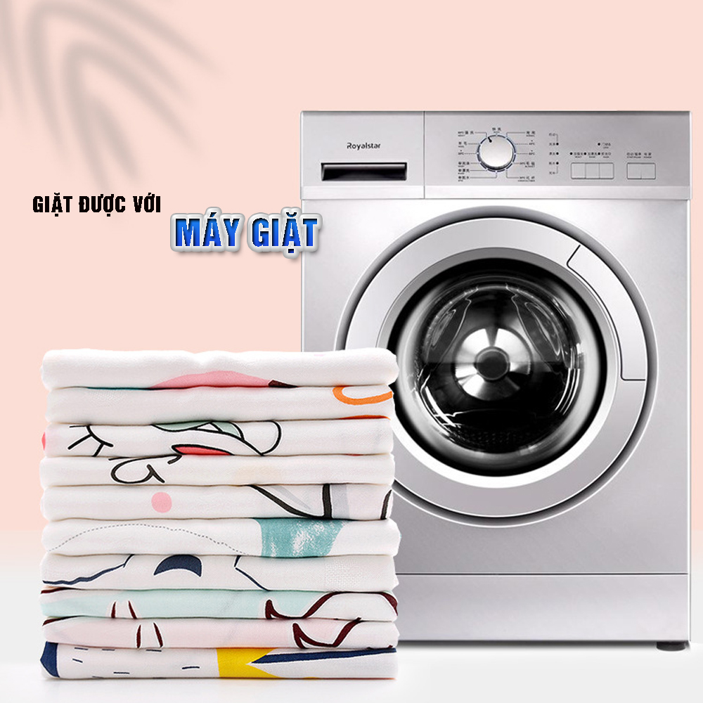 Chăn  đũi cho bé từ sơ sinh đến tiểu học chất liệu sợi tre thiên nhiên và sợi Cotton, loại siêu mềm mịn, KT: 110x110cm, Bamboo Home - hàng chính hãng BBH