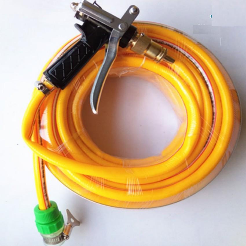 ️️ Bộ dây và vòi xịt tăng áp lực nươc 300% loại 10m 6400 Tặng 1 Đèn Led gắn van xe M 131.