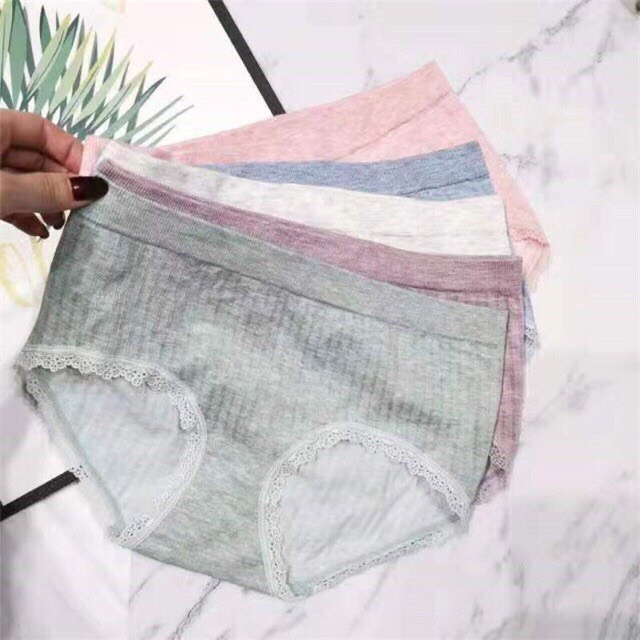 COMBO 5 QUẦN LÓT NỮ XUẤT 100% Cotton Sợi Tre