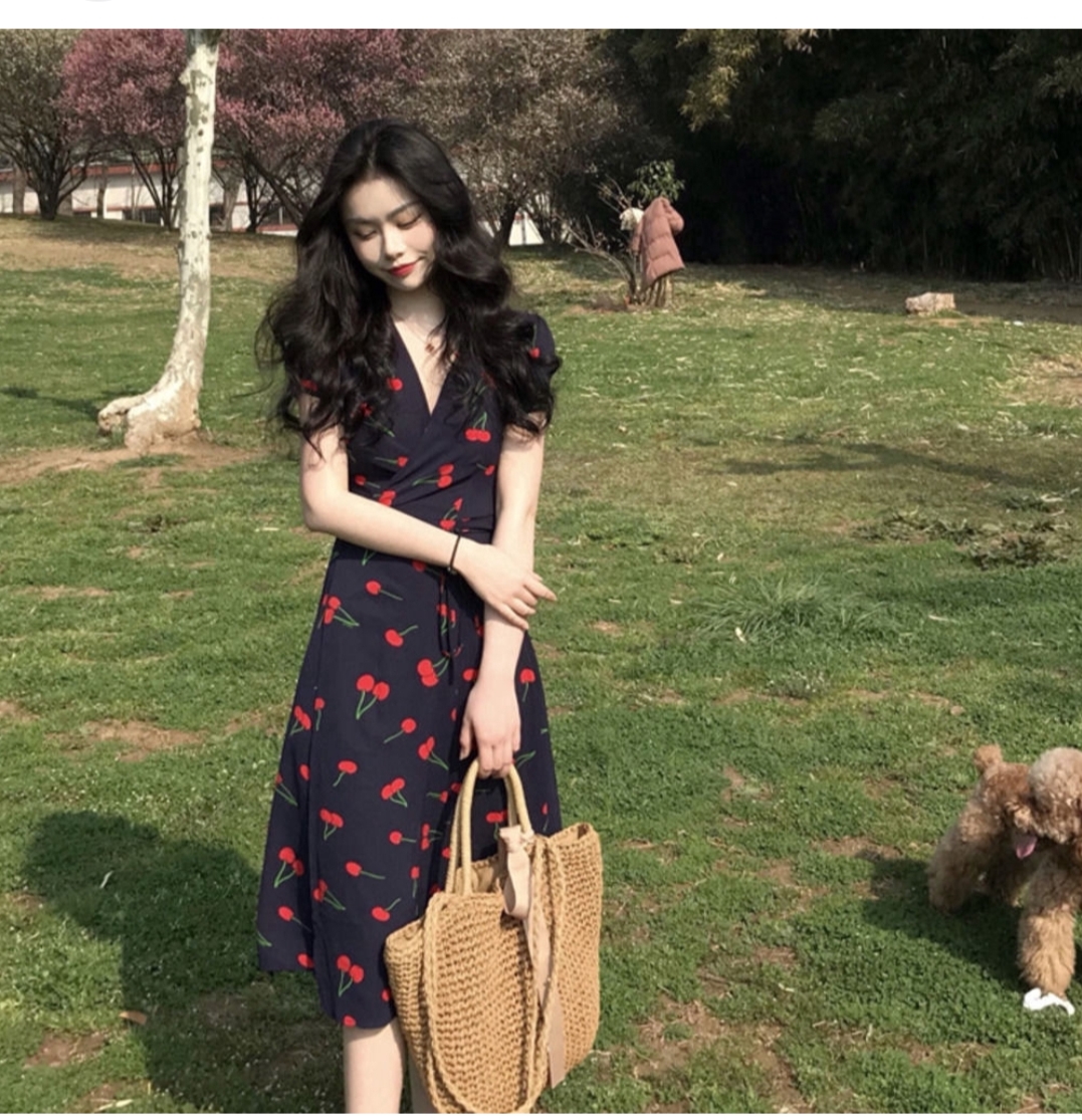 Đầm Chery Đắp Chéo cực xinh