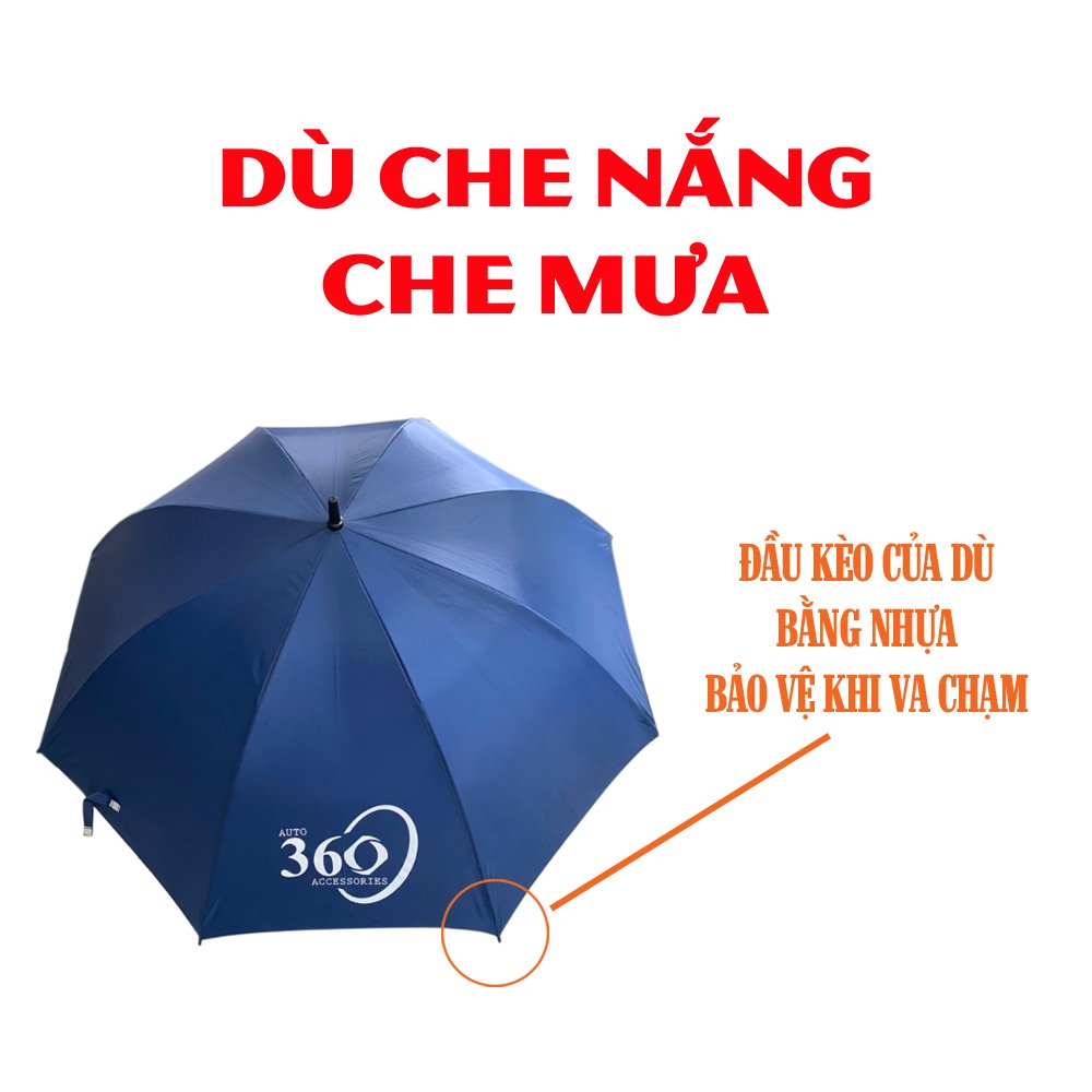 Dù Che Nắng, Dù Che Mưa Loại Lớn, 8 Nan, Làm Bằng Nhựa Poly Không Rỉ Sét, Dùng Cho Ô Tô, Gia Đình Và Sự Kiện