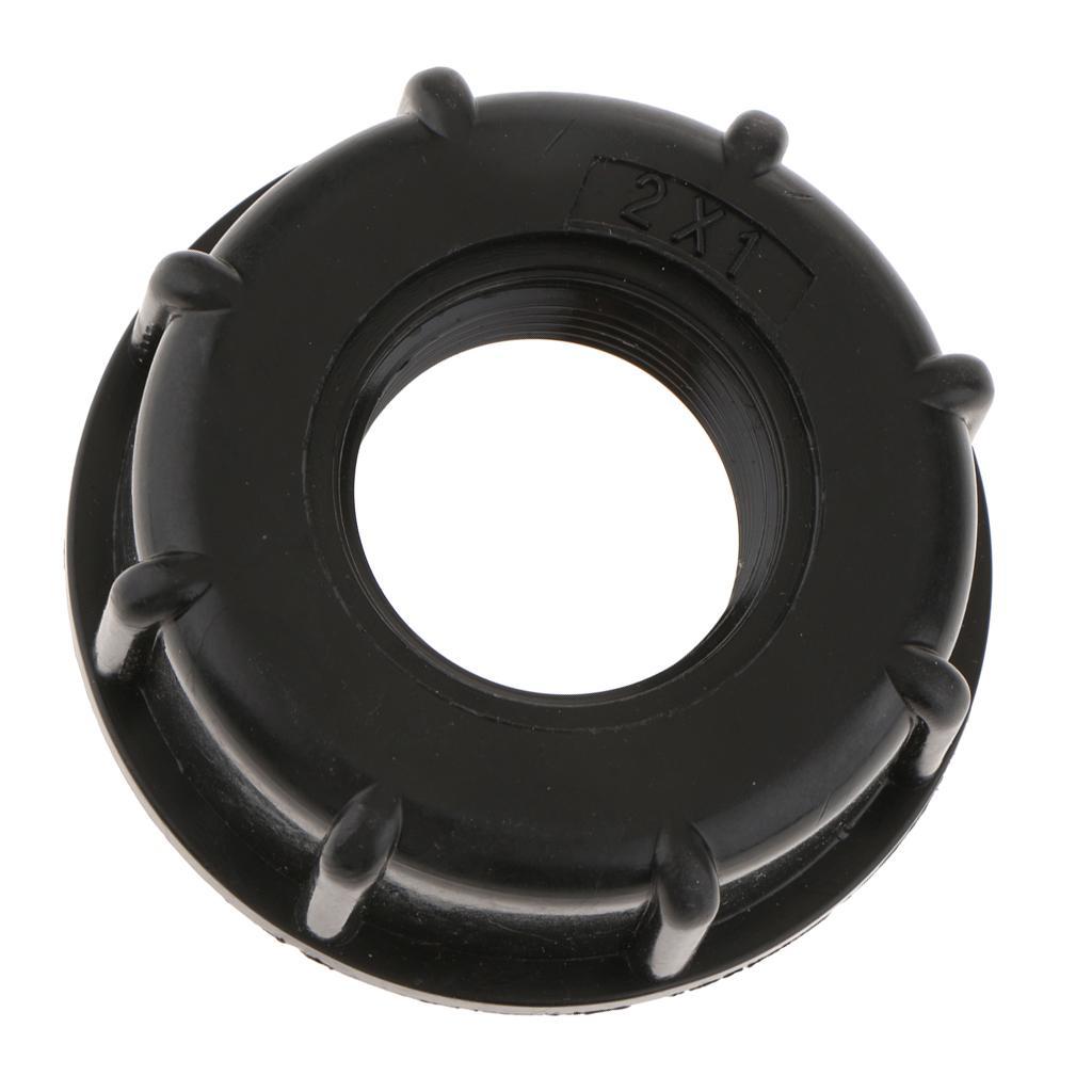 3PCS IBC Water Tote Tank Adapter Hose  for 60mm Outlet Plastic 1Inch