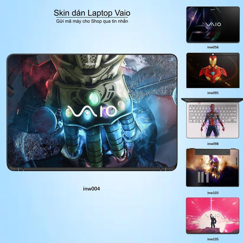 Skin dán Laptop Sony Vaio in hình Inifinity War (inbox mã máy cho Shop)