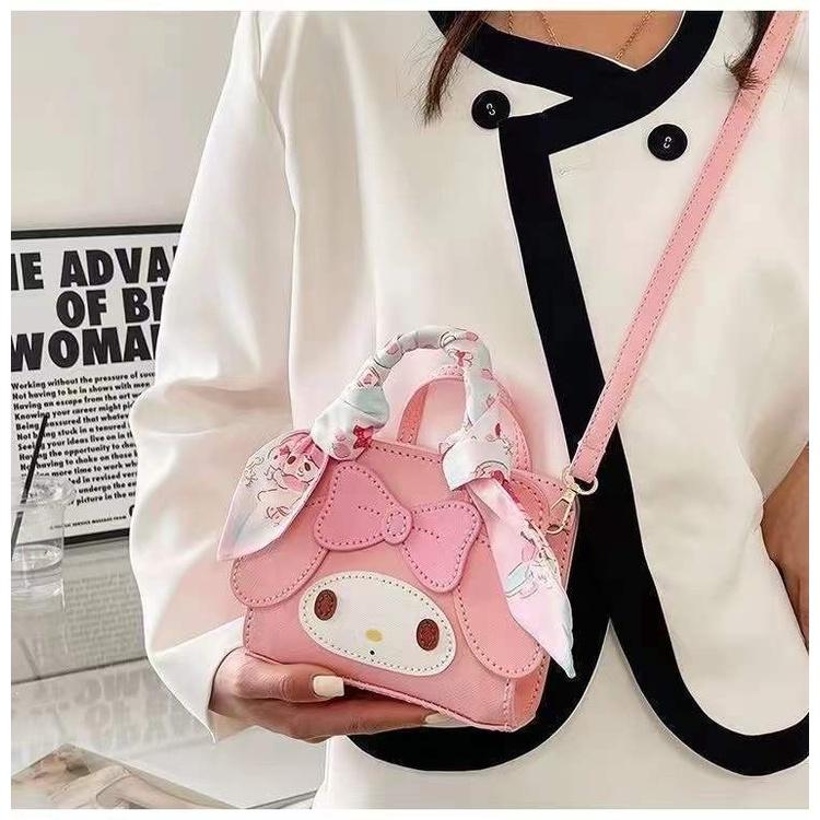 Set nguyên liệu tự làm túi xách nữ My Melody Sanrio character handmade khâu tay DIY bằng da PU dễ thương