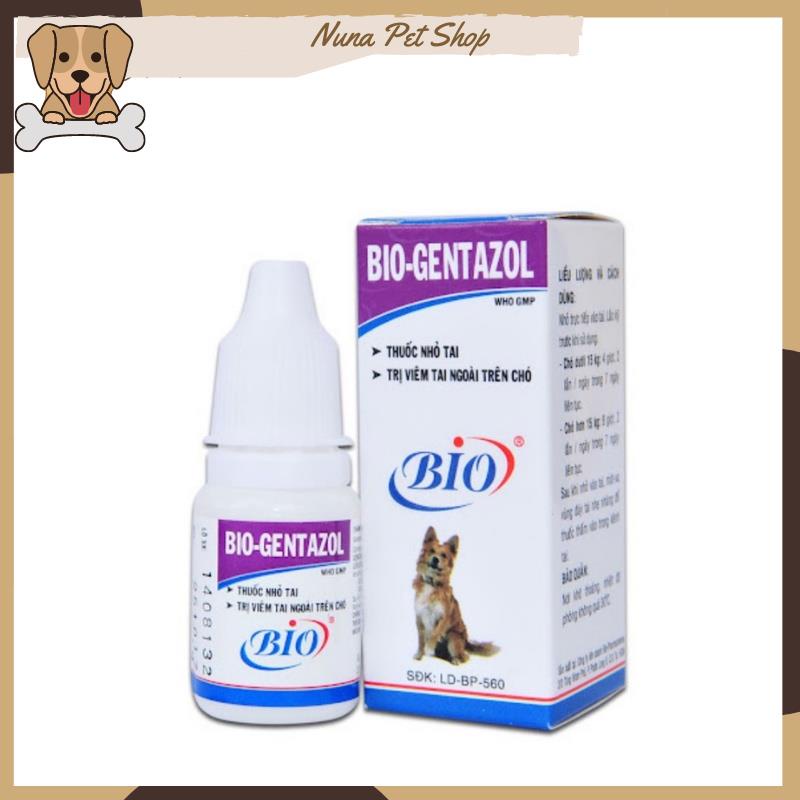 Lọ nhỏ tai Bio-Gentazol cho chó mèo 10ml