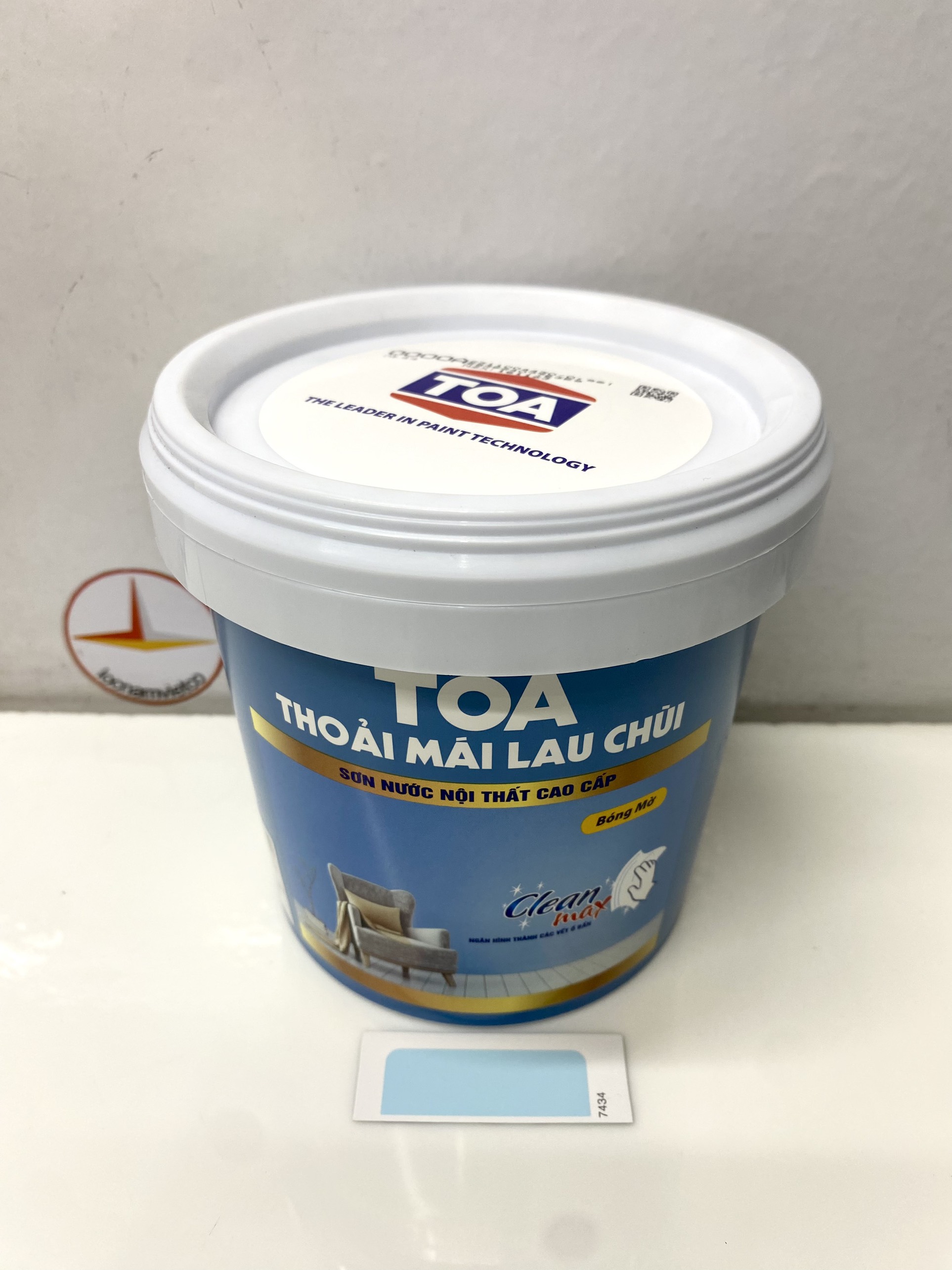 Sơn phào chỉ cho trần nhà Toa thoải mái lau chùi màu A- 7434 _1L