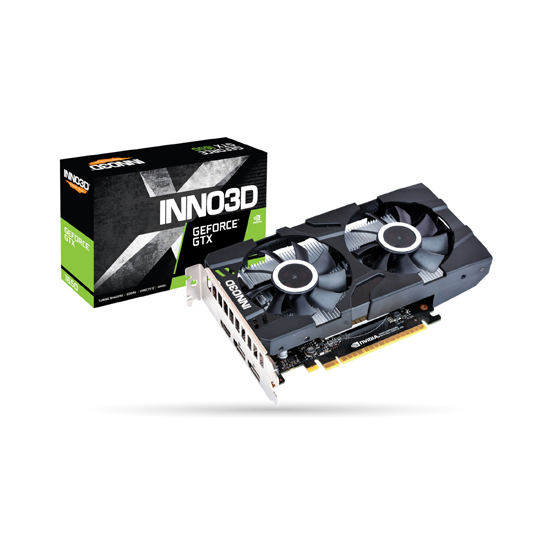 Card màn hình VGA INNO3D GTX 1650 4GB GDDR6 TWIN X2 OC 128bit (N16502-04D6X-171330N) - Hàng Chính Hãng